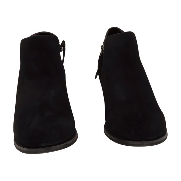 Softwalk Womens Rocklin Loafer Flat, Black Suede, Size 8.5 - Picture 4 of 5